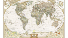 National geographic world map