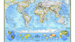 National geographic world map