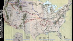 National Parks Trails Map