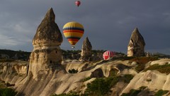 Natural cappadocia hot air balloons