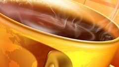 Nature abstract coffee