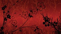 Nature abstract Flowers dark