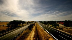 Nature abstract roads