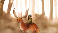 Nature Animals forests wildlife artwork fantasy art Penny Arcade