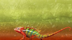 nature Animals Reptiles chameleons colorful artwork