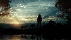 Nature Animals woman sunlight skyscapes
