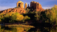 Nature Arizona rock formations Cathedral Rock