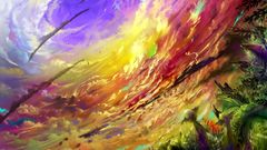 Nature artwork colors