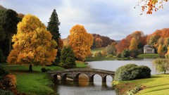 Nature autumn England Bridges