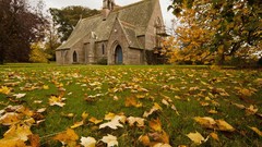 Nature autumn England churches