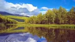 Nature autumn siberia