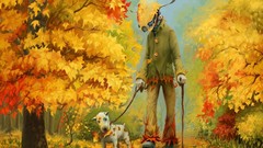 Nature autumn walk forests