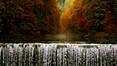 Nature autumn waterfalls