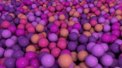 Nature balls pink purple