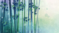 Nature bamboo artwork