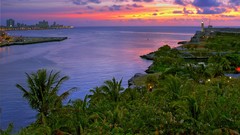 Nature bay Cuba castle