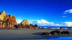 Nature Beaches blue skies