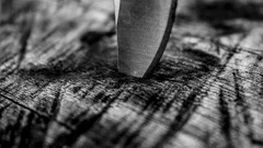 Nature black and white Knives