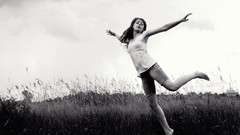 Nature black and white woman Zara Jay