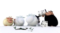 Nature black sheep funny artwork digital art