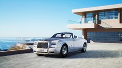 Nature blue cars Rolls Royce Coupé