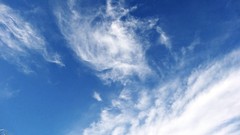 Nature blue clouds white skies