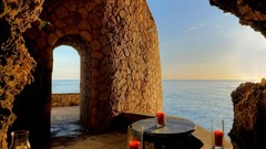 Nature blue sky ocean