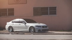 Nature BMW vehicles front angle view