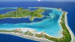 Nature Bora Bora Tahiti reef mount
