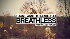 Nature Breathless widescreen asking alexandria Helvetica 