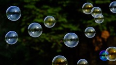 Nature bubbles soap iridescence