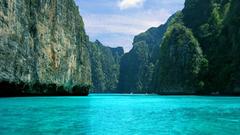 Nature canyon cliffs Sea