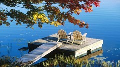 Nature chairs Pennsylvania lakes