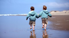 Nature children Seaside