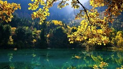 Nature China lakes reflections national park