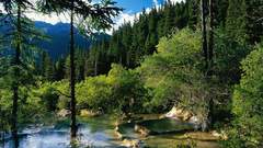 Nature China lakes waterfalls
