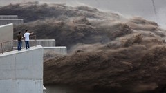 Nature China storm tsunami