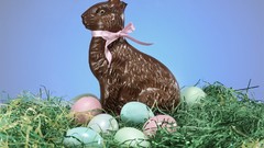 Nature chocolate Easter Bunnies