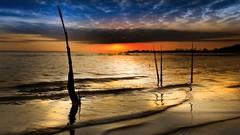 Nature clouds Beaches skyscapes