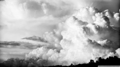 Nature clouds black and white skyscapes