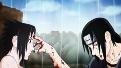 Nature clouds blood Anime uchiha sasuke skies uchiha itachi 