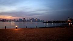 Nature clouds Boston skies city skyline