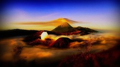 Nature clouds deserts