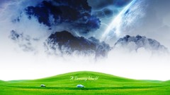 Nature clouds fields