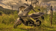 Nature clouds Norway Derbi HDR Photography power lines GP1