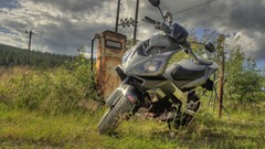Nature clouds Norway Derbi HDR Photography power lines GP1