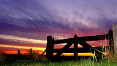 Nature clouds purple multicolor