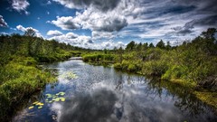 Nature clouds rivers skyscapes