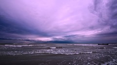 Nature clouds ships Seaside Beaches waves