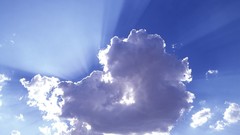 Nature clouds sunlight